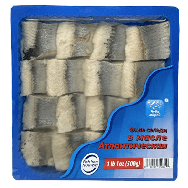 Кусочки филе атлантической сельди – 1,1 фунта (500 г)